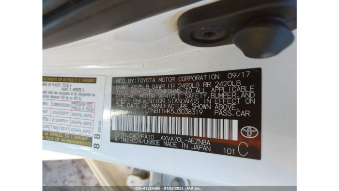2018 Toyota Camry - Image 10