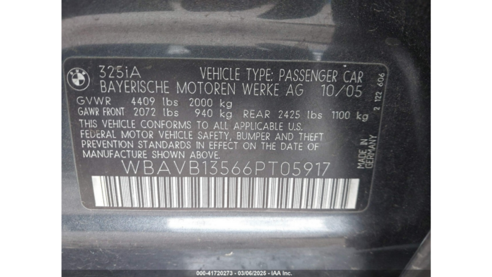 2006 Bmw 325I - Image 11