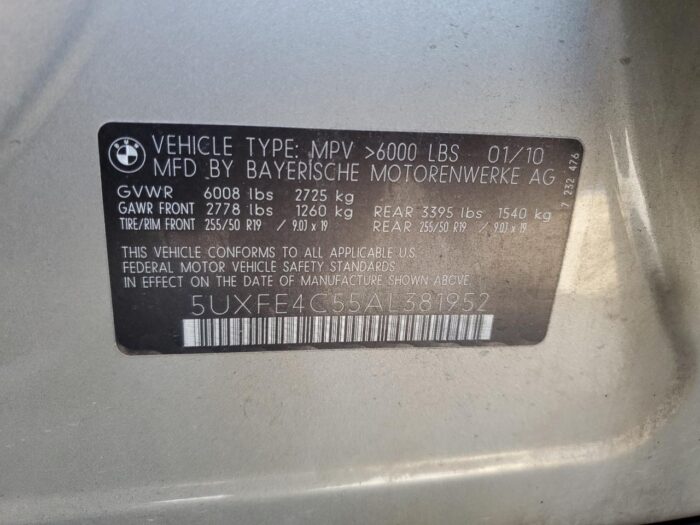 2010 Bmw X5 - Imagen 9