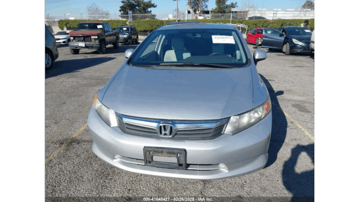 2012 Honda Civic Lx - Image 2