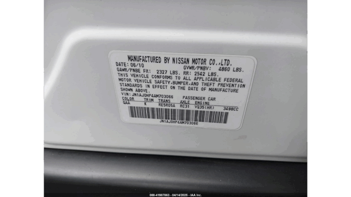2010 Infiniti Ex35 - Image 6
