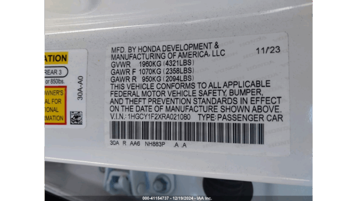 2024 Honda Accord Lx - Imagen 9