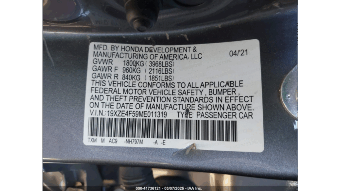 2021 Honda Insight Ex - Image 10