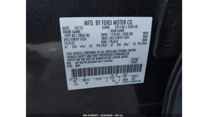 2015 Ford Edge - Image 9