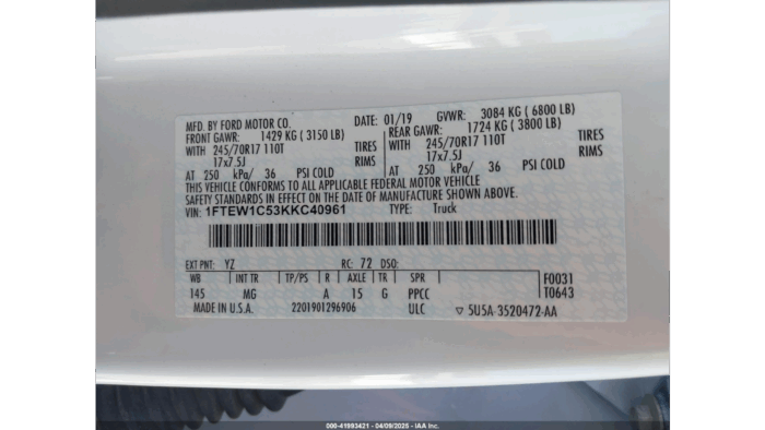2019 Ford F-150 - Image 10
