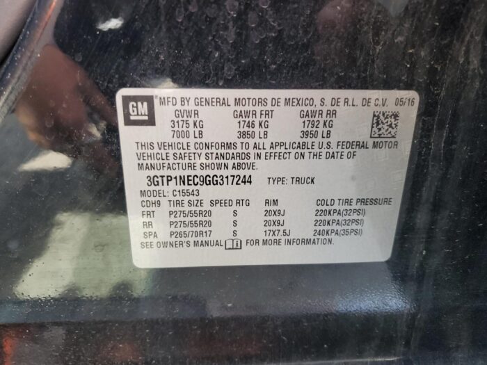 2016 Gmc Sierra C1500 - Image 8