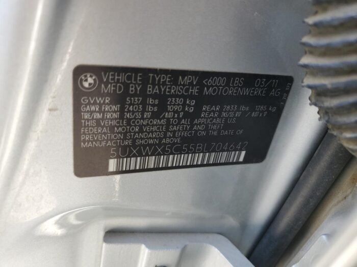 2011 Bmw X3 - Image 9