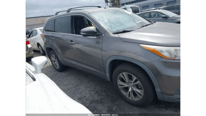 2015 Toyota Highlander Le - Imagen 3