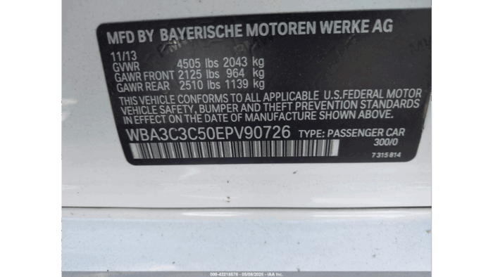 2014 Bmw 320I - Image 10