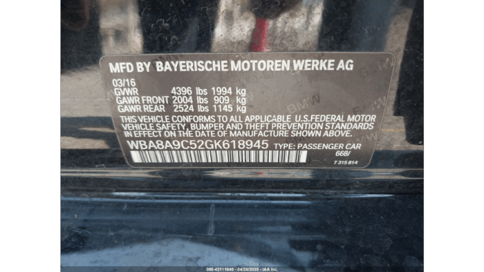 2016 Bmw 320I - Image 9
