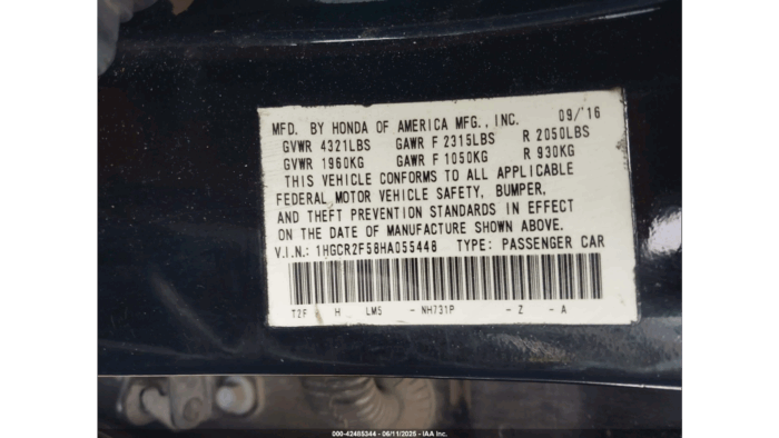 2017 Honda Accord - Image 8