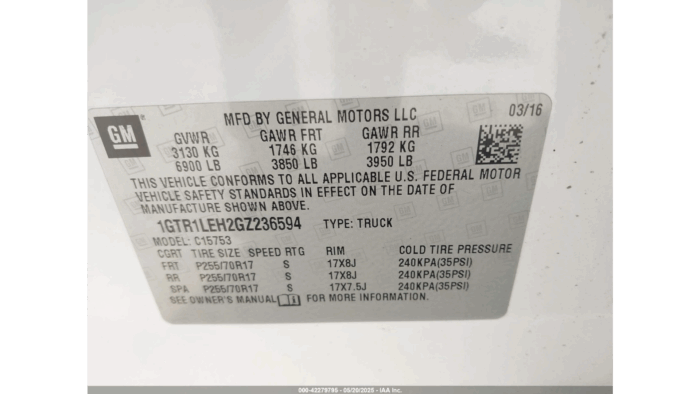 2016 Gmc Sierra 1500 - Image 11
