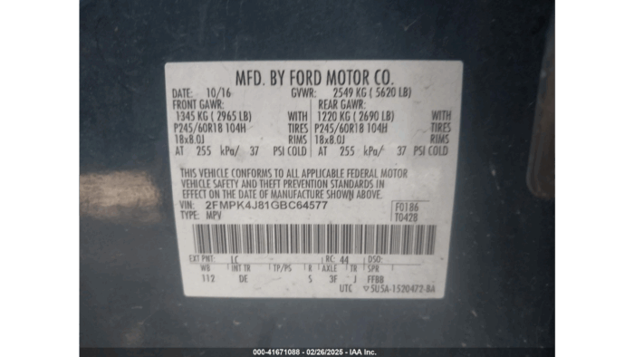 2016 Ford Edge Sel - Image 11