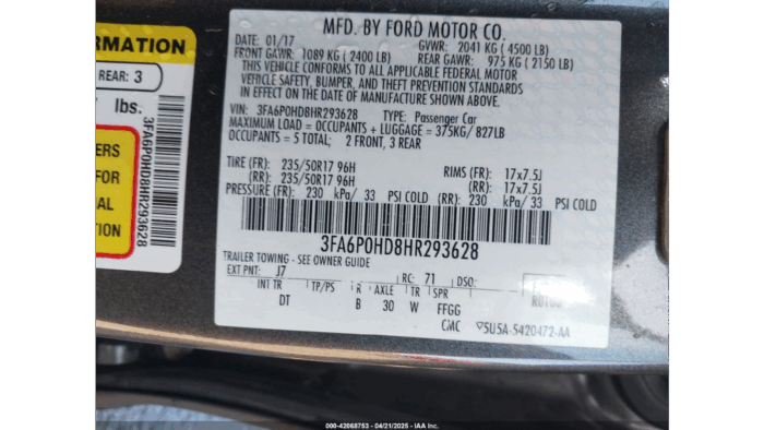 2017 Ford Fusion Se - Image 10