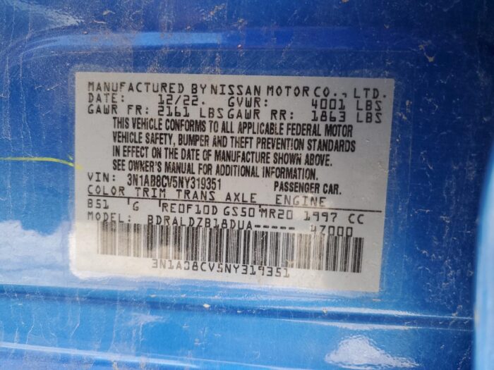 2022 Nissan Sentra Sv - Image 7
