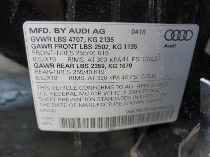 2018 Audi Q3 - Image 10