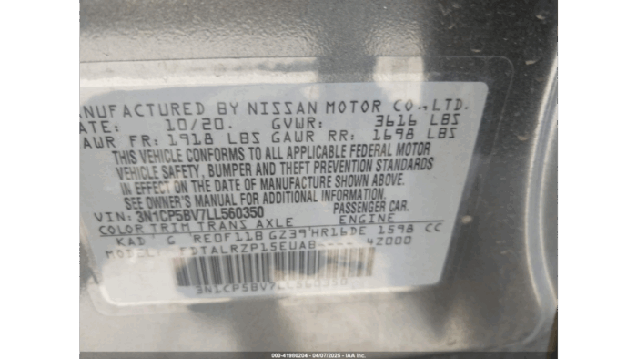 2020 Nissan Kicks S - Image 11