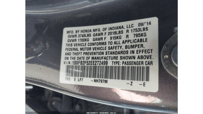 2014 Honda Civic Lx - Image 10